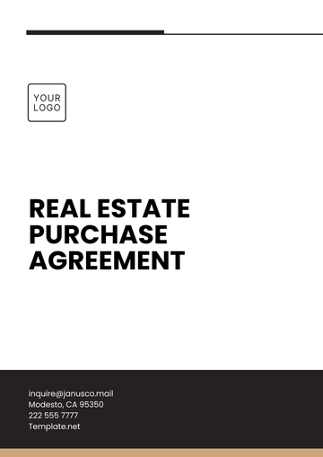 Free Real Estate Purchase Agreement Template