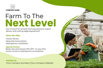 Free Agriculture Banner Template to Edit Online