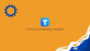 Free Tourism Business Card Design Template to Edit Online