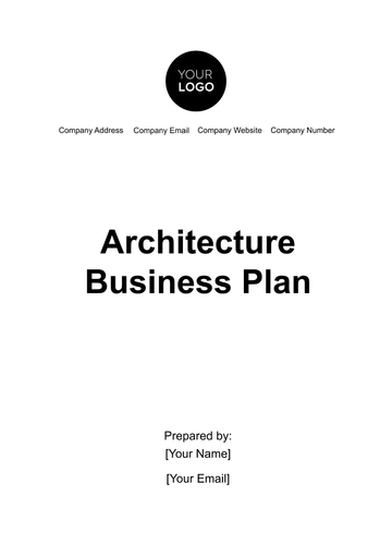 Free Architecture Business Plan Template to Edit Online