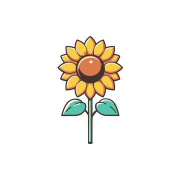 Free 3D Sunflower Clipart to Edit Online