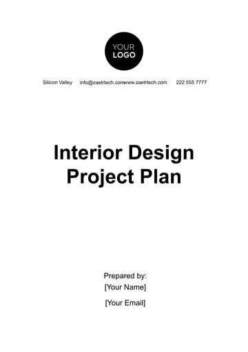 Free Interior Design Project Plan Template to Edit Online