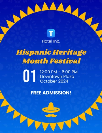 Free Hispanic Heritage Month Flyer Template to Edit Online Free Hispanic Heritage Month Flyer Template to Edit Online