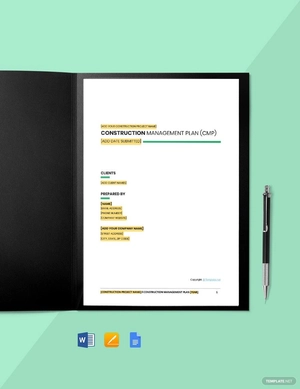 Simple Construction Management Template