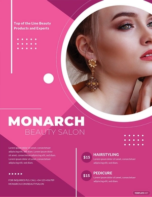 Simple Salon Flyer Template