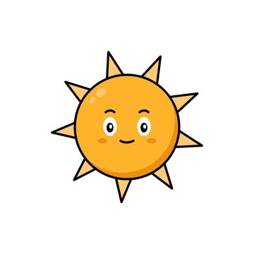 Free Sun Smiley Clipart to Edit Online