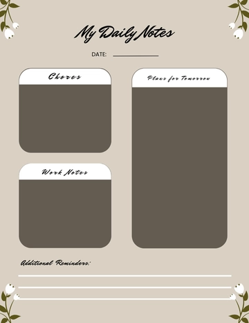Free Aesthetic Note Template to Edit Online