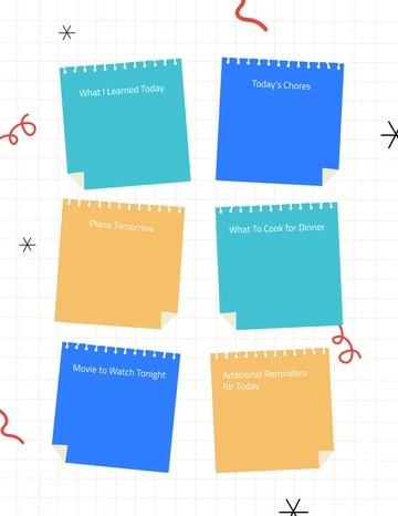 Free Sticky Notes Template to Edit Online