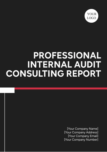 Free Professional Internal Audit Consulting Report Template to Edit Online