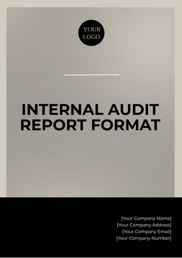 Free Internal Audit Report Format Template to Edit Online