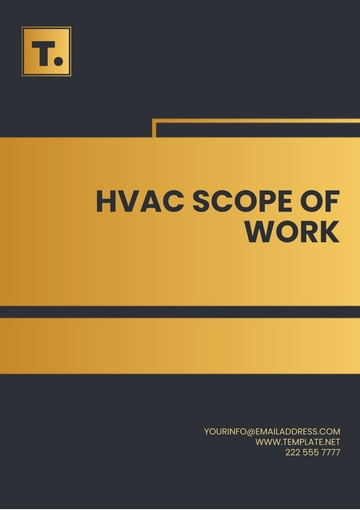 Free HVAC Scope of Work Template to Edit Online