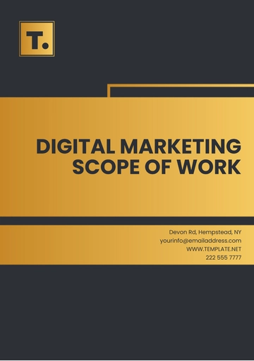 Free Digital Marketing Scope of Work Template to Edit Online