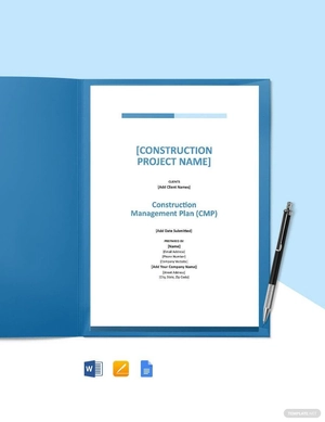 Hospital Construction Management Plan Template