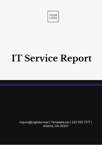 Free IT Service Report Template to Edit Online