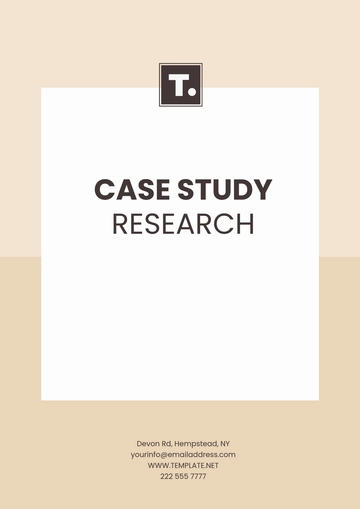Free Professional Case Study Research Template to Edit Online | Template.net