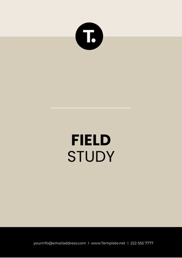 Free Simple Field Study Template to Edit Online