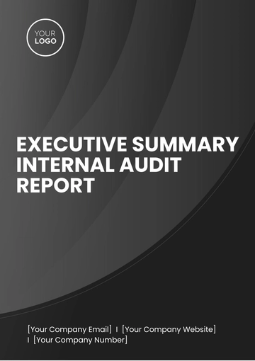 Free Executive Summary Internal Audit Report Template to Edit Online