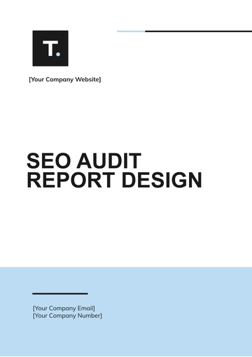 Free SEO Audit Report Design Template to Edit Online