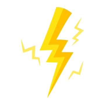 Free Lightning Bolt Clipart to Edit Online