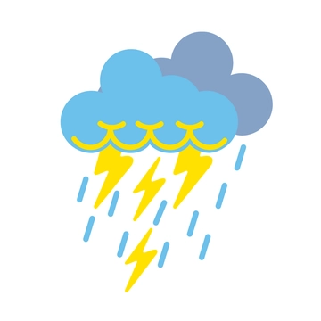 Free Thunderstorm Lightning Clipart to Edit Online