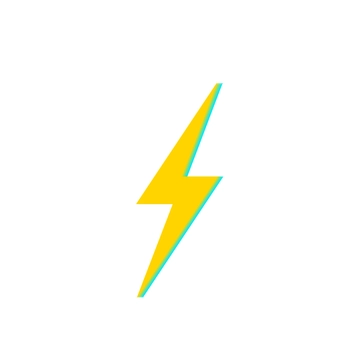 Free Gradient Lightning Clipart to Edit Online