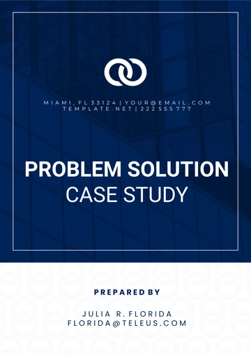 Free Problem Solution Case Study Template to Edit Online