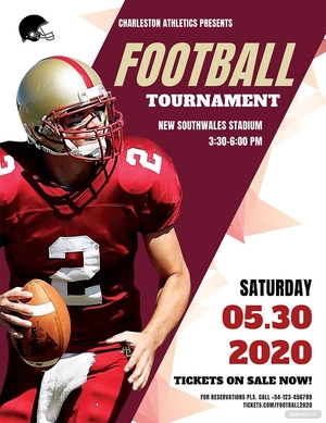 Football Tournament Flyer Template