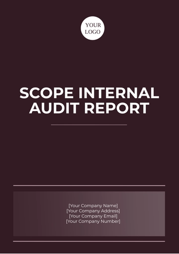 Free Scope Internal Audit Report Template to Edit Online
