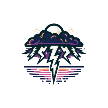 Free Thunder Lightning Clipart to Edit Online