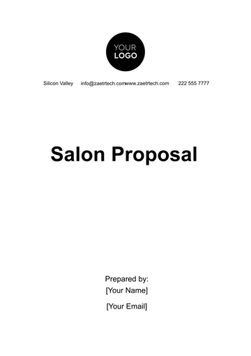 Free Salon Proposal Template to Edit Online Free Salon Proposal Template to Edit Online