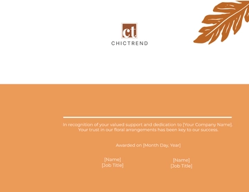 Free Boutique Certificate Template to Edit Online