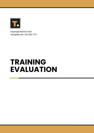 Free Training Evaluation Template to Edit Online | Template.net