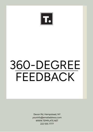 Free 360-Degree Feedback Template to Edit Online