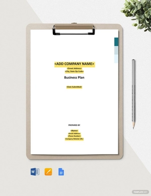 Post Construction Cleaning Business Plan Template