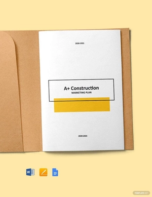 Construction Email Marketing Plan Template