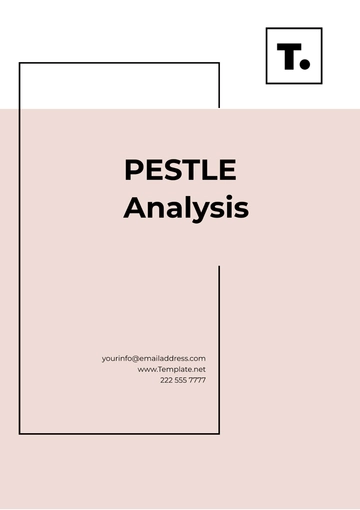 Free PESTLE Analysis Template to Edit Online