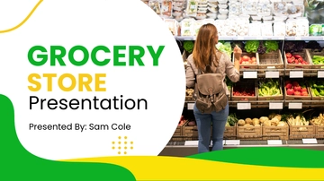 Free Grocery Store Presentation Template to Edit Online