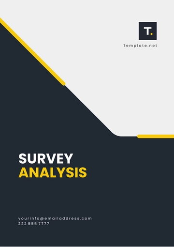 Free Survey Analysis Template to Edit Online