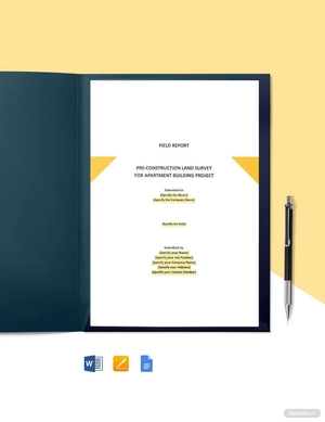 Construction Field Report Template