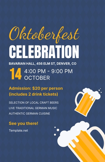 Free Oktoberfest Celebration Template to Edit Online
