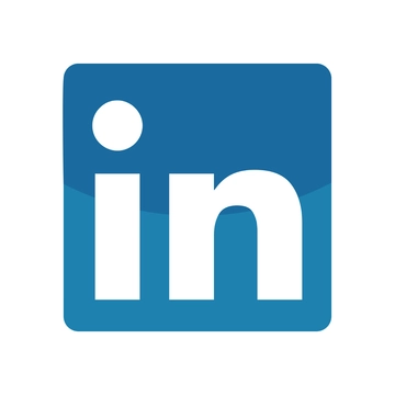 Free Blue LinkedIn Clipart to Edit Online