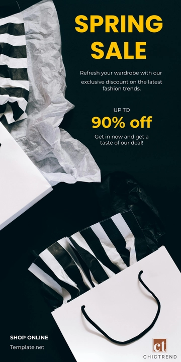 Free Boutique Sale Banner Template to Edit Online