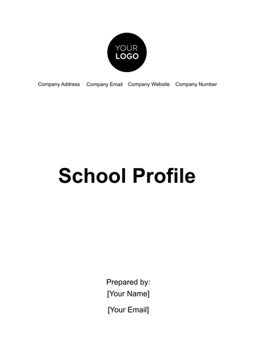 Free School Profile Template to Edit Online