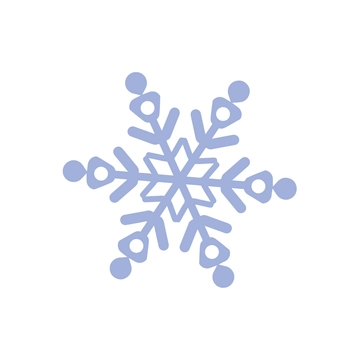 Free Vintage Snowflake Clipart to Edit Online