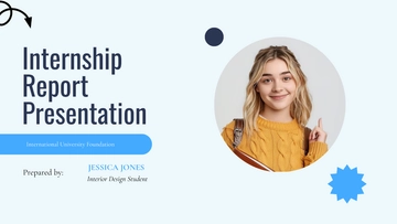Free Internship Report Presentation Template to Edit Online