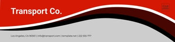 Free Aesthetic Transportation Header Template to Edit Online