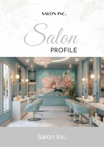 Free Salon Profile Template to Edit Online