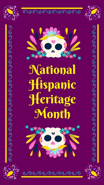 Free Hispanic Heritage Month Wallpaper Template to Edit Online