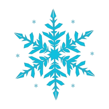 Free Abstract Snowflake Clipart to Edit Online