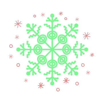 Free Christmas Snowflake Clipart to Edit Online